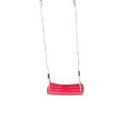 Red Plastic Flat Swing – with 2.5 m PP Rope