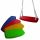 Premium Rubber-Covered Aluminium-Reinforced Flat Swing with 2 m Chain