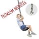Aluminium-Reinforced Round Premium Disc Swing – with 2.5 m Galvanized Chain and Protective Tube