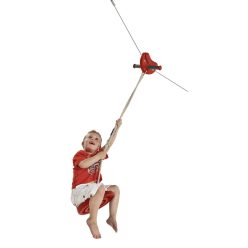 Home Zipline Set with Plastic Disc Swing