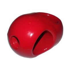 Porfestett piros alumínium kötélcsomópont