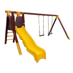 Csúszdaállvány hintákkal