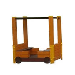 Covered Play Train Carriage