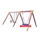 Two-Seater Swing with One Baby Seat, One Flat Seat, and 1200 mm Nest Swing Basket