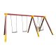 Double Swing with Flat Seat and Parent-Child Swing