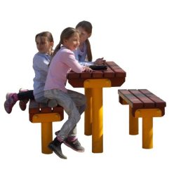 Asztal-pad garnitúra