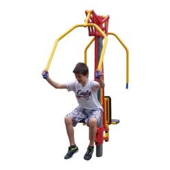 Dupla mellizom-erősítő tológép