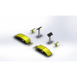 4 személyes has- és hátizom erősítő centrum